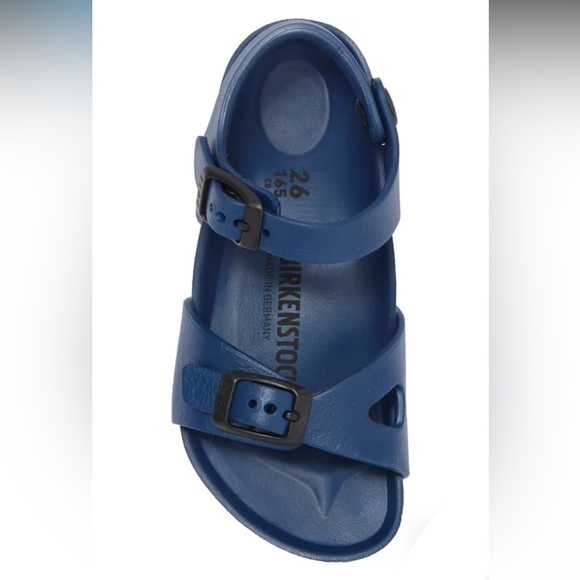 BIRKENSTOCK Rio Ankle Strap Sandal Navy Eva, Size 11-11.5US / 29EU - Picture 4 of 5